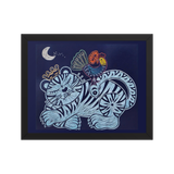 Welcoming Blessings  #09 - Energy Art by Meekyung Shin - Framed Paper Print
