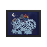 Welcoming Blessings  #09 - Energy Art by Meekyung Shin - Framed Paper Print