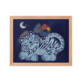 Welcoming Blessings  #09 - Energy Art by Meekyung Shin - Framed Paper Print