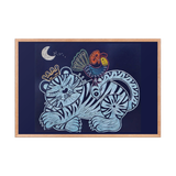 Welcoming Blessings  #09 - Energy Art by Meekyung Shin - Framed Paper Print