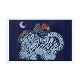 Welcoming Blessings  #09 - Energy Art by Meekyung Shin - Framed Paper Print