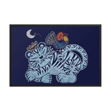 Welcoming Blessings  #09 - Energy Art by Meekyung Shin - Framed Paper Print