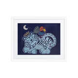Welcoming Blessings  #09 - Energy Art by Meekyung Shin - Framed Paper Print with Mat
