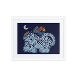 Welcoming Blessings  #09 - Energy Art by Meekyung Shin - Framed Paper Print with Mat