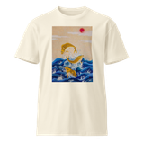 ASCENDING ENERGY Unisex Premium Cotton T-shirt Energy Art by Yesang Lee - Light