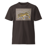 AWAKENING INNER STRENGTH Unisex Premium Cotton T-shirt Energy Art by Yesang Lee - Dark