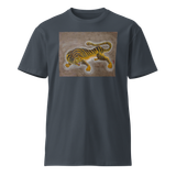 AWAKENING INNER STRENGTH Unisex Premium Cotton T-shirt Energy Art by Yesang Lee - Dark