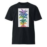 LIFE  AWAKENING Unisex Premium Cotton T-shirt Energy Art by Yesang Lee - Dark