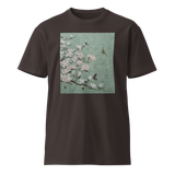 RADIANT BEING Unisex Premium Cotton T-shirt Energy Art by Yesang Lee - Dark