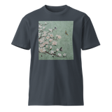 RADIANT BEING Unisex Premium Cotton T-shirt Energy Art by Yesang Lee - Dark