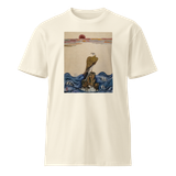 THE GAZE OF AWARENESS Unisex Premium Cotton T-shirt Energy Art by Yesang Lee - Light