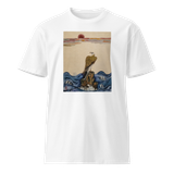 THE GAZE OF AWARENESS Unisex Premium Cotton T-shirt Energy Art by Yesang Lee - Light
