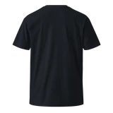 WHERE STILLNESS ABIDES Unisex Premium Cotton T-shirt Energy Art by Yesang Lee - Dark