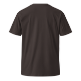WHERE STILLNESS ABIDES Unisex Premium Cotton T-shirt Energy Art by Yesang Lee - Dark