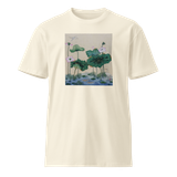 WHERE STILLNESS ABIDES Premium Cotton T-shirt Energy Art by Yesang Lee - Light