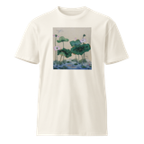 WHERE STILLNESS ABIDES Premium Cotton T-shirt Energy Art by Yesang Lee - Light