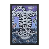 Welcoming Blessings #03 - Energy Art by Meekyung Shin - Framed Paper Print