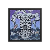Welcoming Blessings #03 - Energy Art by Meekyung Shin - Framed Paper Print