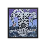 Welcoming Blessings #03 - Energy Art by Meekyung Shin - Framed Paper Print