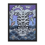 Welcoming Blessings #03 - Energy Art by Meekyung Shin - Framed Paper Print