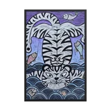 Welcoming Blessings #03 - Energy Art by Meekyung Shin - Framed Paper Print