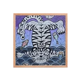 Welcoming Blessings #03 - Energy Art by Meekyung Shin - Framed Paper Print