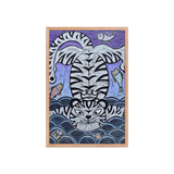 Welcoming Blessings #03 - Energy Art by Meekyung Shin - Framed Paper Print