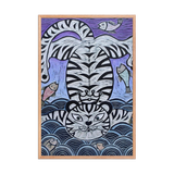 Welcoming Blessings #03 - Energy Art by Meekyung Shin - Framed Paper Print