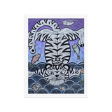 Welcoming Blessings #03 - Energy Art by Meekyung Shin - Framed Paper Print