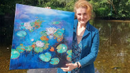 “Water Lilies Pond” by Karina Woldt
