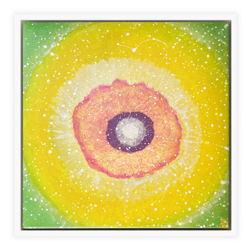 Jisu Han Energy Art Light of Life #2 | Framed Canvas Art