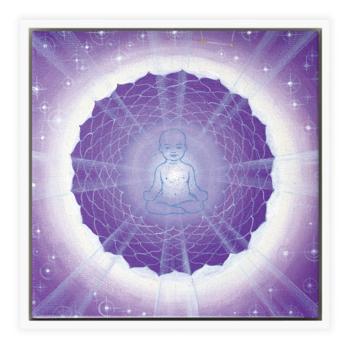 Crown Chakra framed canvas print front view