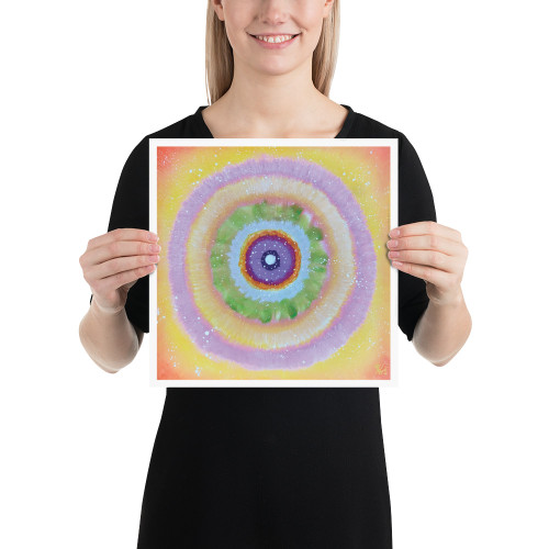 Jisu Han Energy Art Light of Life #17 | Art Print