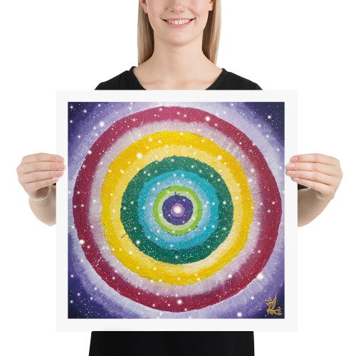 Jisu Han Energy Art Light of Life #15 | Art Print