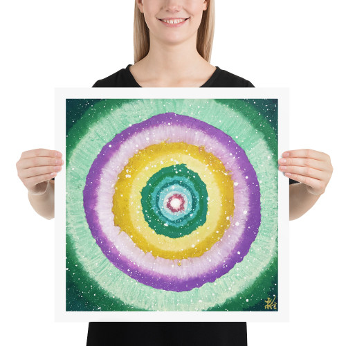 Jisu Han Energy Art Light of Life #9 | Art Print