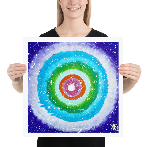 Jisu Han Energy Art Light of Life #6 | Art Print