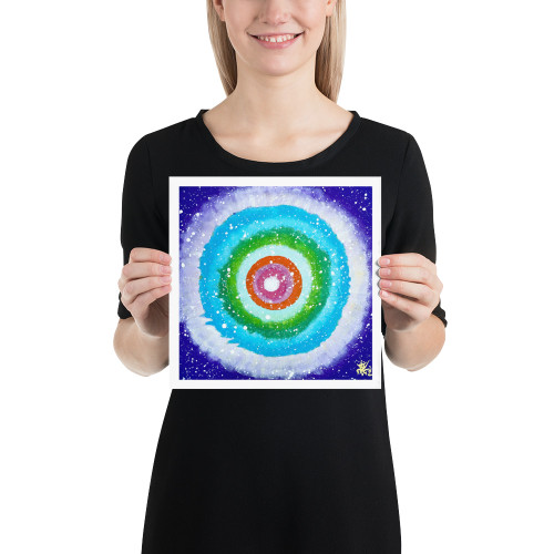 Jisu Han Energy Art Light of Life #6 | Art Print