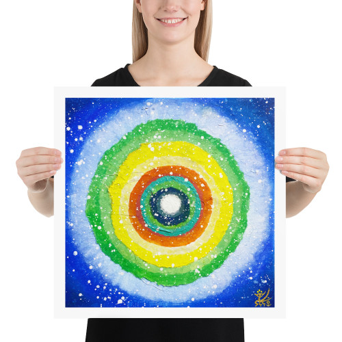 Jisu Han Energy Art Light of Life #5 | Art Print