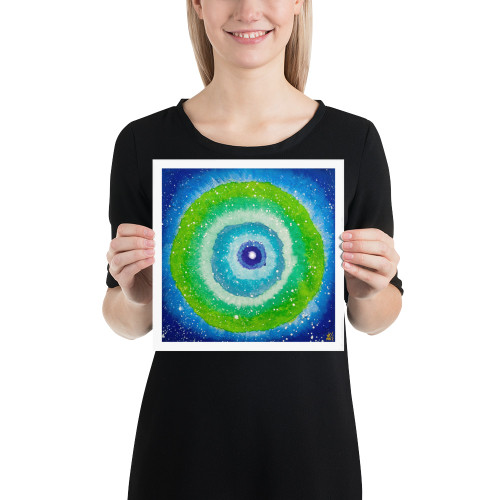 Jisu Han Energy Art Light of Life #4 | Art Print