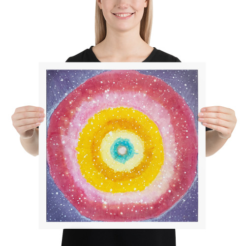 Jisu Han Energy Art Light of Life #1 | Unframed Paper Print