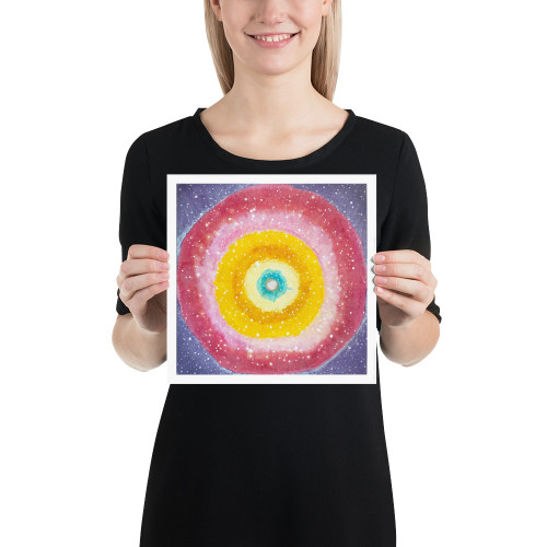 Jisu Han Energy Art Light of Life #1 | Unframed Paper Print
