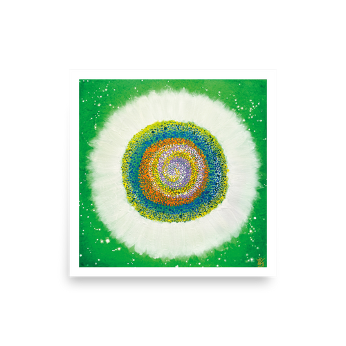 Jisu Han Energy Art Flower of the Universe #2 | Art Print