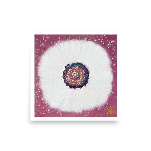 Jisu Han Energy Art Flower of the Universe #20 | Art Print