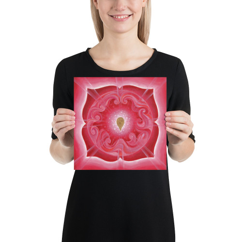 Root Chakra (1st Chakra) | Al Choi Energy Art | Unframed Paper Print