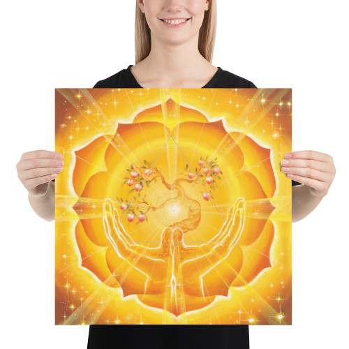 Heart Chakra unframed paper print front view