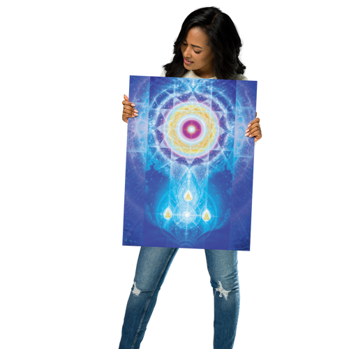 Studio inspiration—LifeParticle Sun print on desk