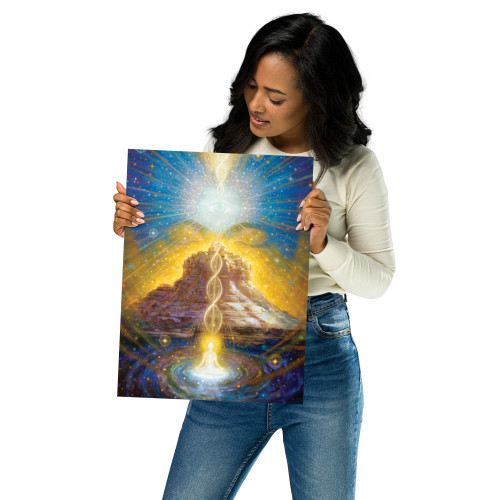 Bell Rock Vortex | Al Choi Energy Art | Unframed Paper Print