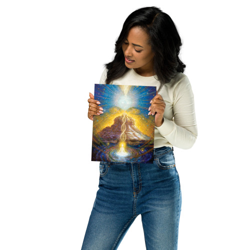 Bell Rock Meditation | Al Choi Energy Art | Unframed Paper Print