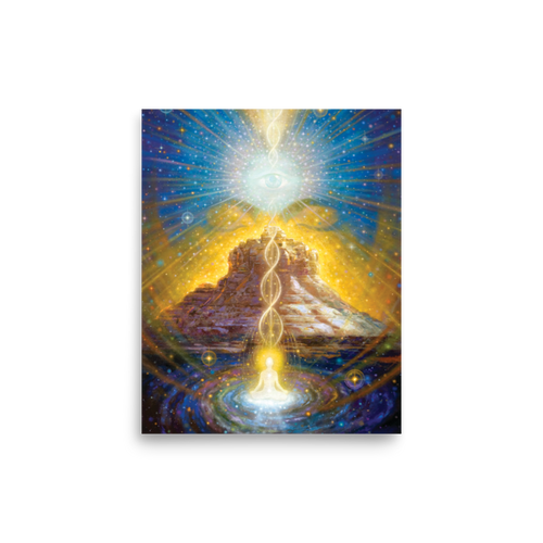 Bell Rock Vortex | Al Choi Energy Art | Unframed Paper Print