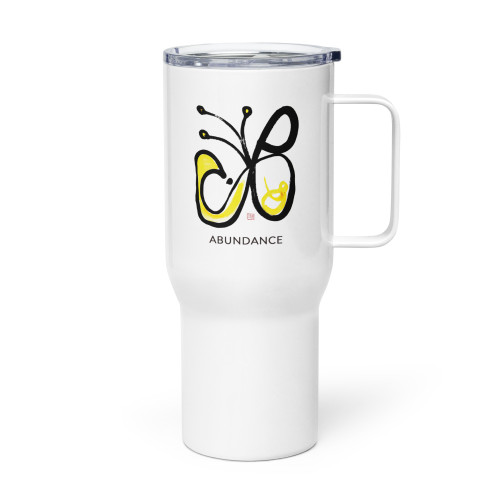 Abundance | Fortune Talisman by Manwol | Travel Mug with a Handle